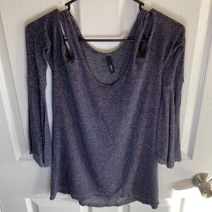 Elan Cold Shoulder Sweater